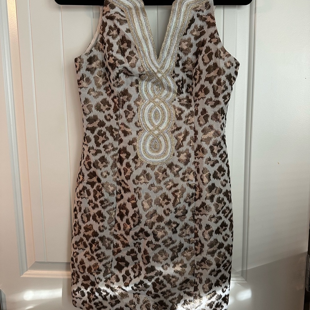 Leopard Print Sleeveless Dress